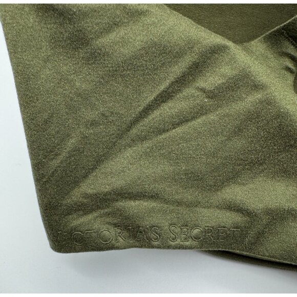 Victoria's Secret Lined Demi Bra Olive Army Green Underwire Back Closure 34DD - Picture 4 of 6